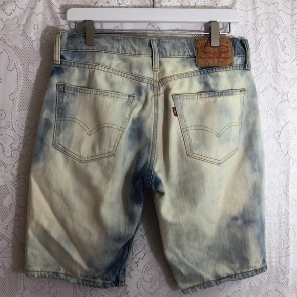 Levi’s 511 bleach distressed shorts W 31 - Picture 3 of 4